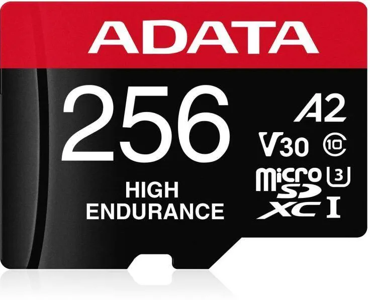 Card de Memorie ADATA Micro SDXC High Endurance Clasa 10 UHS-I 256GB + Adaptor