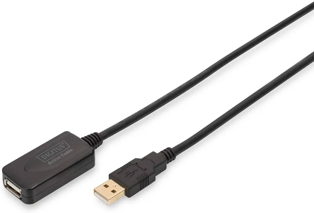 Accesoriu Retea Assmann DIGITUS Repeater cable USB2 extension cable with ampilier 5m