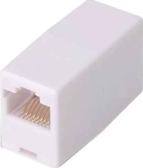 Accesoriu Retea Assmann CAT 5e Modular Coupler unshielded RJ45 to RJ45 color white