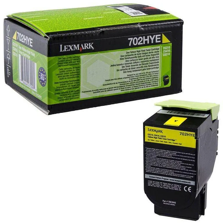 Toner imprimanta Lexmark 70C2HYE  GALBEN