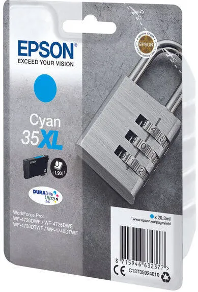 Cartus Imprimanta Epson 35XL - XL - cyan - original - ink cartridge
