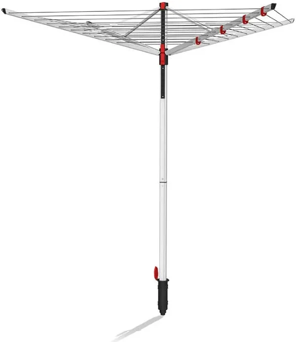 VILEDA Sun Lift Compact 168250 uscator de rufe exterior Negru, Alb Aluminiu 40 m