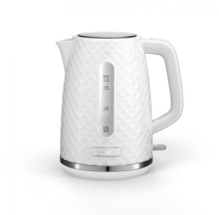 Fierbator ELDOM C280B ELLI, capacity 1.7 l, power 2200 W, black, strix, white