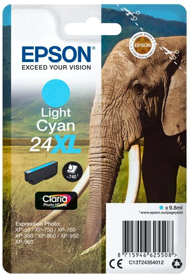 Cartus Imprimanta Epson Claria Home HD T 2435 Light Cyan XL