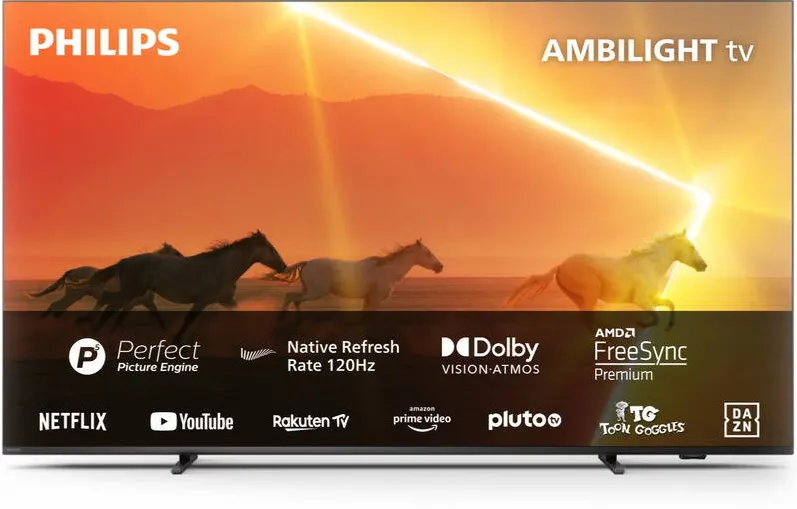 Televizor Philips The Xtra Smart TV 55PML9008/12 Seria PML9008/12 139cm 4K UHD HDR Ambilight pe 3 laturi