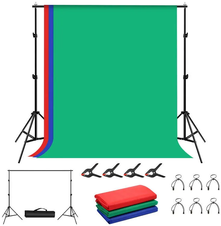 Kit de montare pentru fundal foto/stand Puluz 70x200cm + fundal foto 2 buc DCA0976
