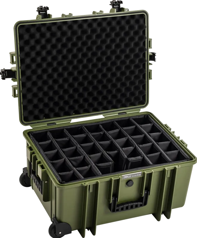 BW Outdoor Cases Type 6800 / Bronze green (divider system)