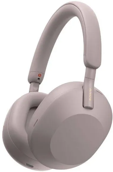 Casti Sony Casti Over the Ear Sony WH-1000XM5P, Wireless, Bluetooth, Noise cancelling, Autonomie 30 ore, Microfon, Alexa si Google Assistant, Smoky Pink
