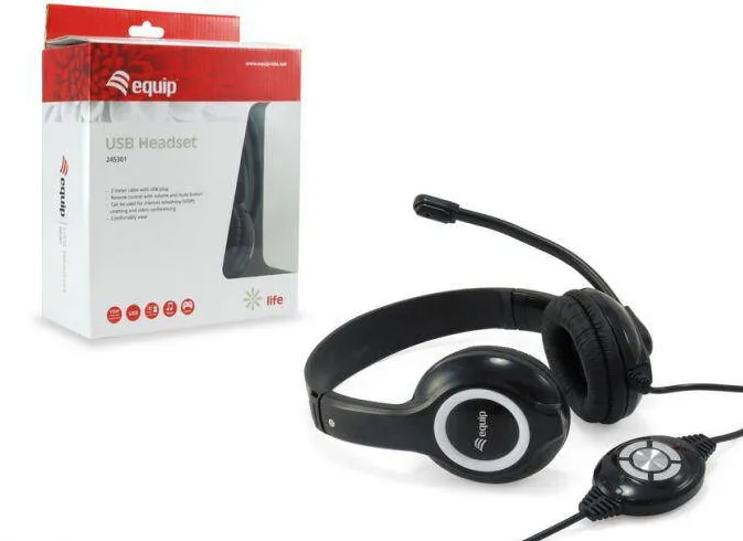 Casti EQUIP  USB HEADSET 245301