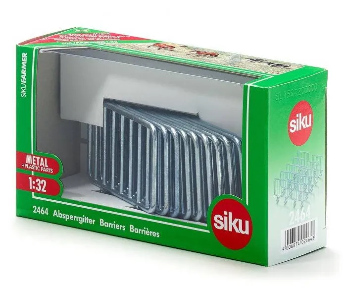 Siku Set 10 Garduri metalice in miniatura Siku la scara 1:32