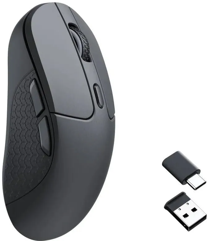 Mouse Keychron Mouse gaming Keychron M3-A71, senzor PixArt 3311, 12000 DPI, negru, conectivitate Bluetooth/USB