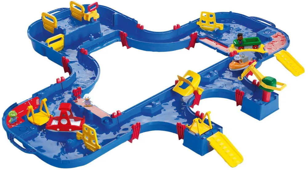 Jucarie creativa Simba Set de joaca AquaPlay, Pista cu apa - Mega Lock Box