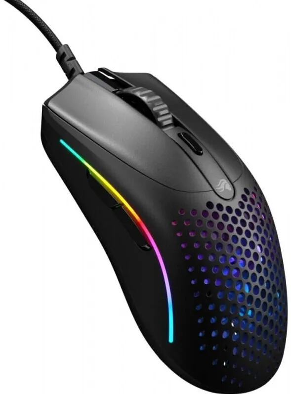 Mouse Glorious Mouse gaming cablat ambidextru Glorious Model O2 Mini RGB, negru