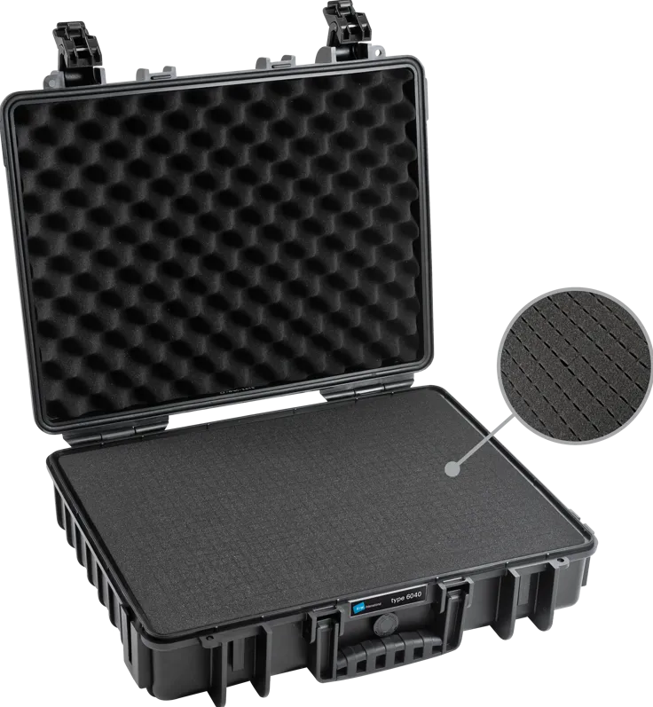 BW BW Outdoor Cases Type 6040 / Black (pre-cut foam)