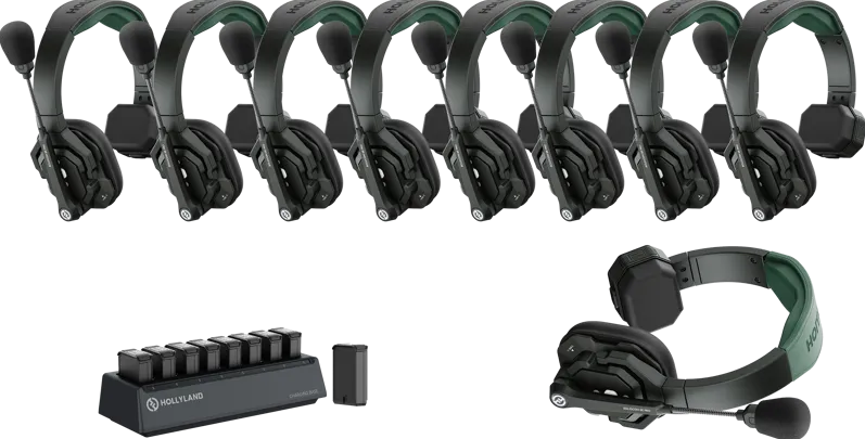 HOLLYLAND Hollyland Solidcom SE Pro- 9 Person Noise Cancelling Headset Intercom