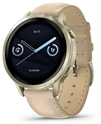 Smartwatch Garmin Venu 4 3.05 cm (1.2") AMOLED 41 mm Digital 390 x 390 pixels Touchscreen Gold Wi-Fi GPS (satellite)