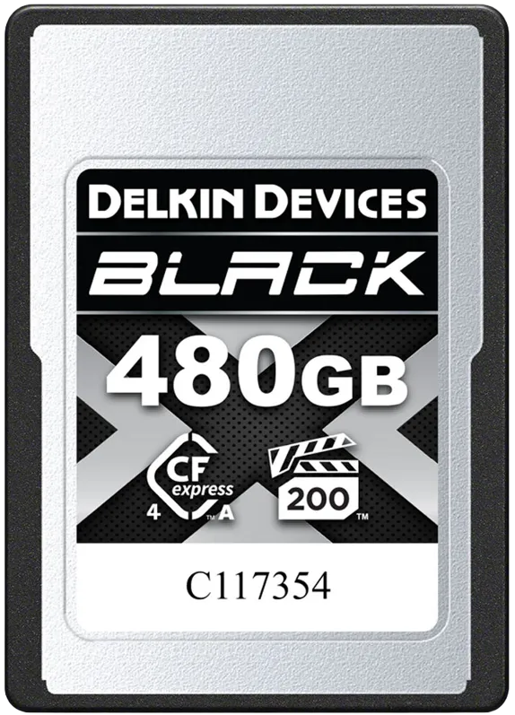 Card de Memorie DELKIN CFexpress 4.0 BLACK  Type A  VGP200, R1830/W1710 (Type A  4.0) 480GB