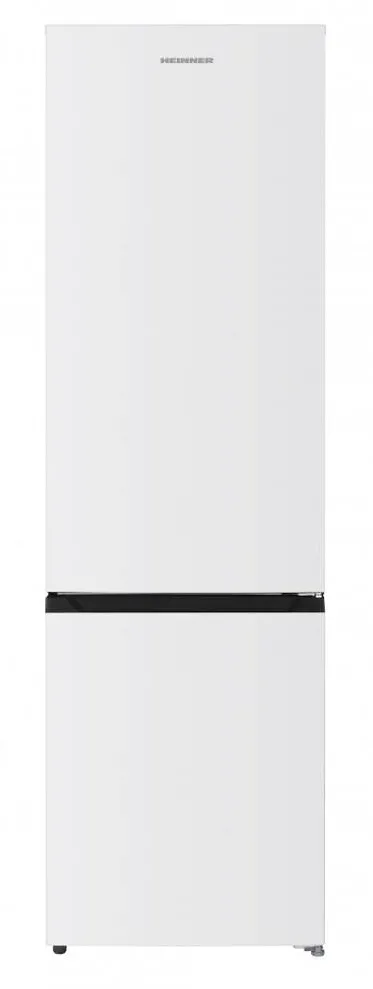 HEINNER Combina frigorifica HCNF-HM326INVE++, 326 l, Clasa E, No Frost, Control electronic, Super congelare, Lumina LED, Usi reversibile, H 201 cm Alb
