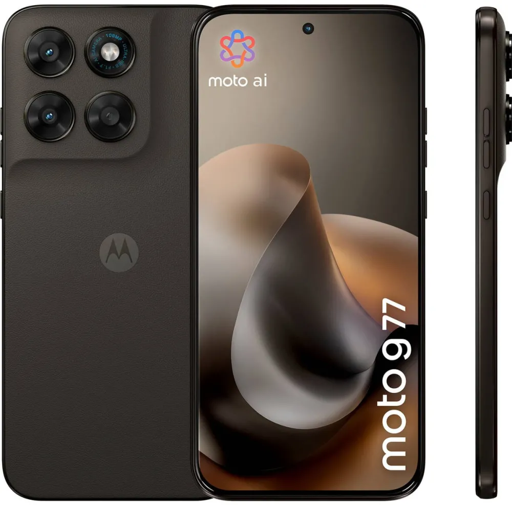 Smartphone MOTOROLA Moto G77 256GB 8GB RAM negru Olive Android