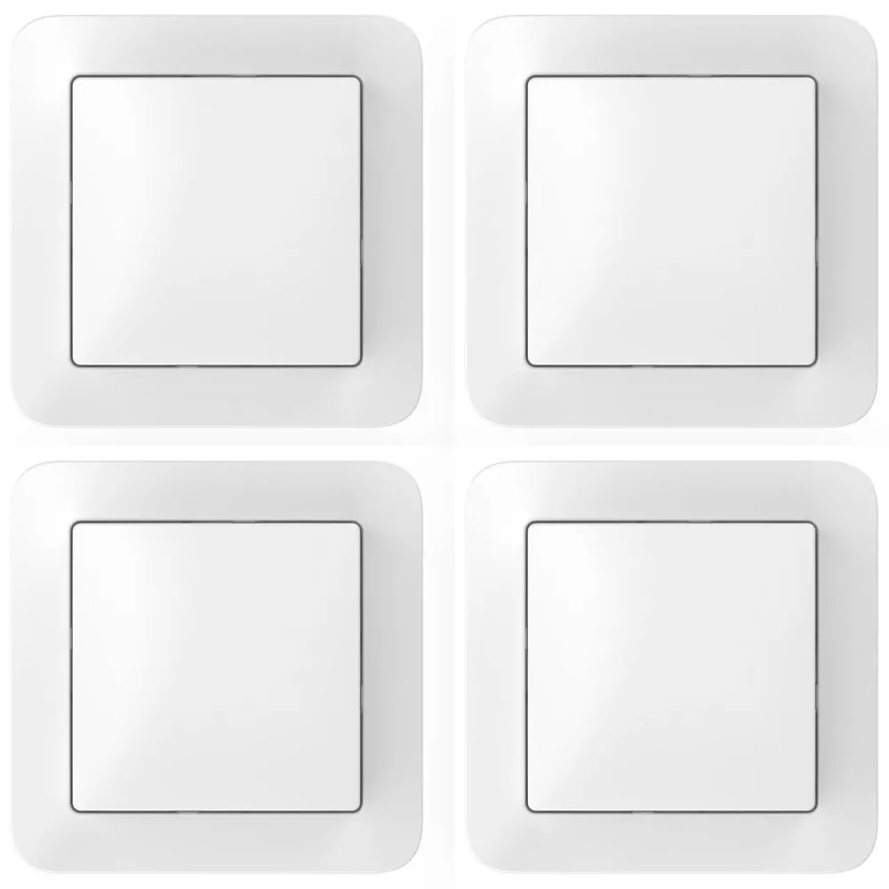 BOSCH Bosch Smart Home wall switch for smart actuators, set of 4, white