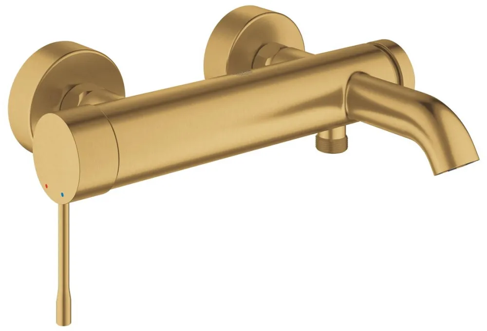 Grohe Baterie cada Grohe Essence 25250GN1, 1/2'', Aparenta, Monocomanda, Diverter, Cartus ceramic, Mat, Cool sunrise