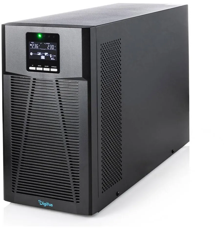 UPS Digitus UPS Digitus Online Tower 19 inch 3000VA 3000W LCD USB RS232 RJ45