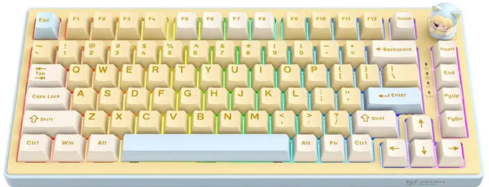 Tastatura Onikuma pentru jocuri MT707 (galbena)