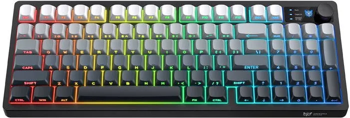 Tastatura Onikuma Gaming Keyboard MT902 2,4G (black/white gradient)