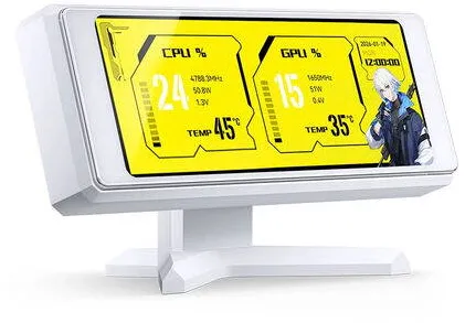 Jonsbo Jonsbo DS339 Mini Display, 3,39 Zoll IPS Bildschirm, USB Anschluss, kompakt - weiß