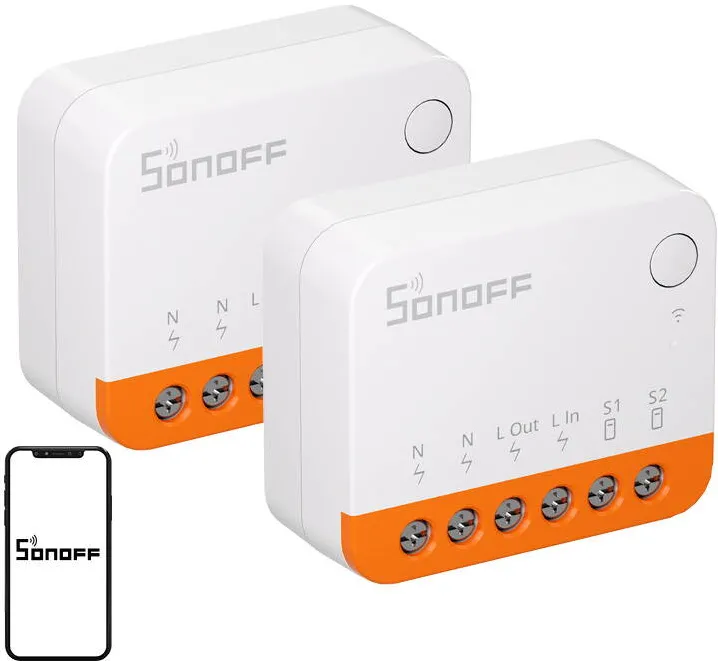 Sonoff MINIR4 (Extreme) Comutator, pachet de 2 buc