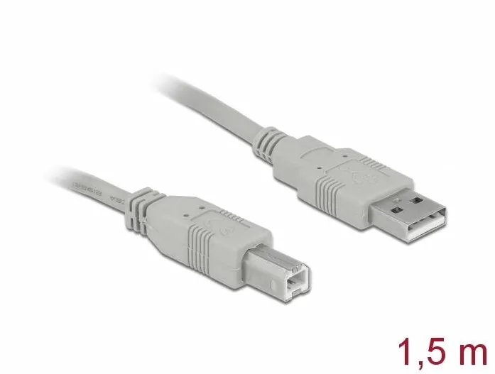 DELOCK 82215, USB cable - USB to USB Type B - 1.8 m