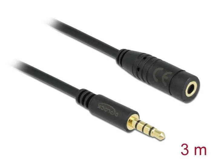 DELOCK 84668, headset extension cable - 3 m