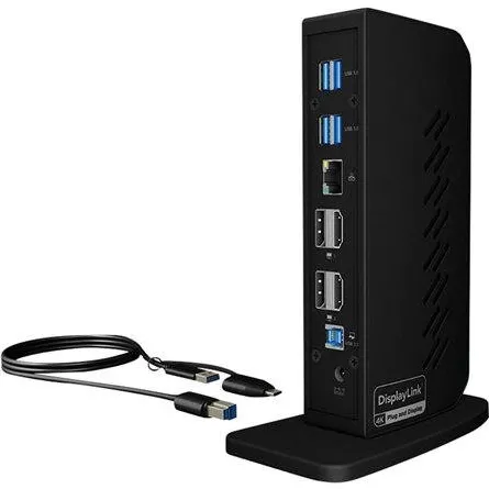 Docking Station Icy Box 6x USB 3.0 + 2xDP, 2xHDMI+1GBLAN