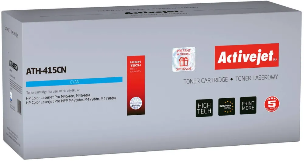 Compatibil ACTIVEJET ATH-415CN for HP; Replacement HP 415A W2031A; Supreme; 2100 pages; Blue, with chip