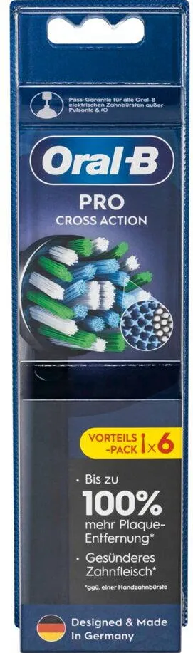 ORAL-B Capete Periaj black ProCrossAction CleanMaximizer6pc