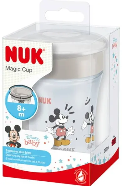NUK Cana Magic Disney Minnie Mouse 10255623, 8 luni+, 230 ml, Gri
