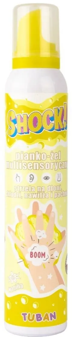 Jucarie Educativa TUBAN SHOCK Multisensor y foam-gel 200ml Vanill