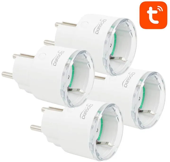 Priza inteligenta Gosund WiFi SP111 3680W 16A, Tuya 4-pack