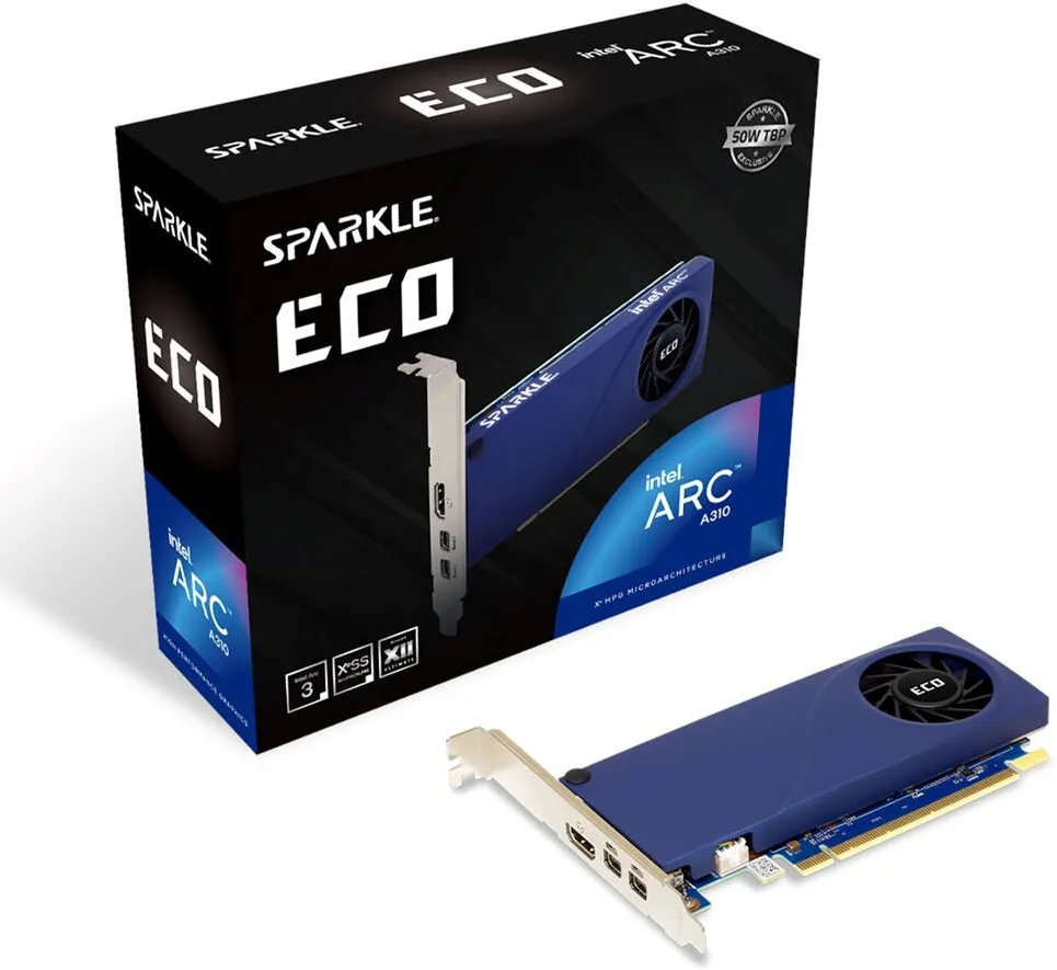Placa Video SPARKLE SA310C-4G A310 ECO 4GB GDDR6