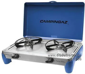 Aragaz camping Campingaz Camping Kitchen 2 DE cu 2 arzatoare gri