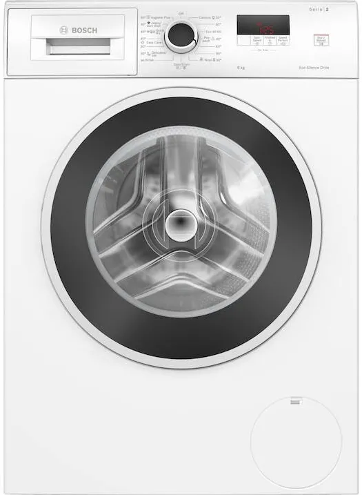 BOSCH Masina de spalat rufe Bosch WGE03200BY, 8 Kg, 1200 rpm, EcoSilence Drive, Speed Perfect, Functie reload, Clasa A, Alb