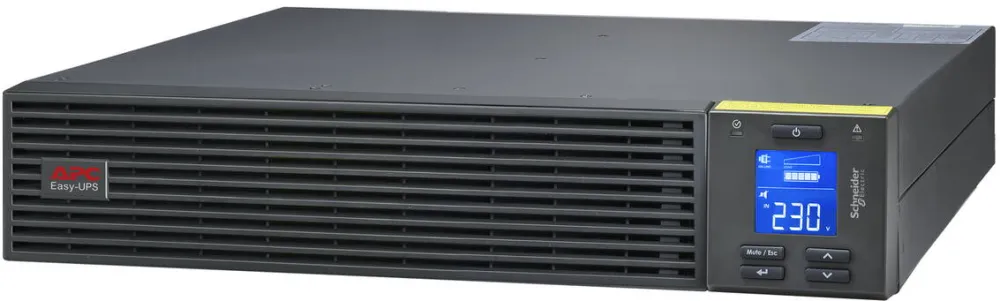 UPS APC Easy UPS On-Line, 1000VA/900W, Rackmount 2U, 230V, 3x IEC C13 outlets, Intelligent Card Slot, LCD, W/ Rail Kit
