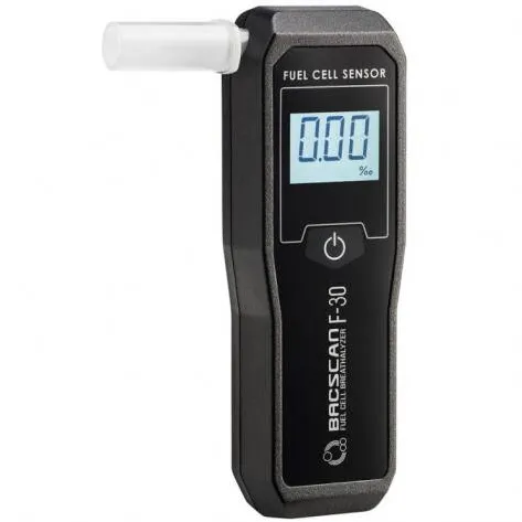 BACSCAN HI-TECH MEDICAL  F-30 alcohol tester 0 - 4% 1% Black