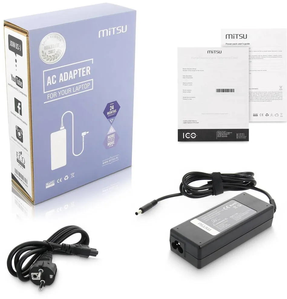 Alimentator Laptop MITSU notebook charger mitsu 19v 4.74a (4.5x3.0 pin) - asus 90W