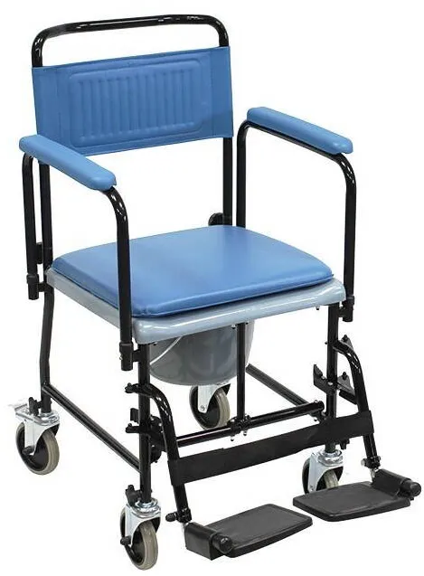 HERDEGEN Folding toilet trolley Blue