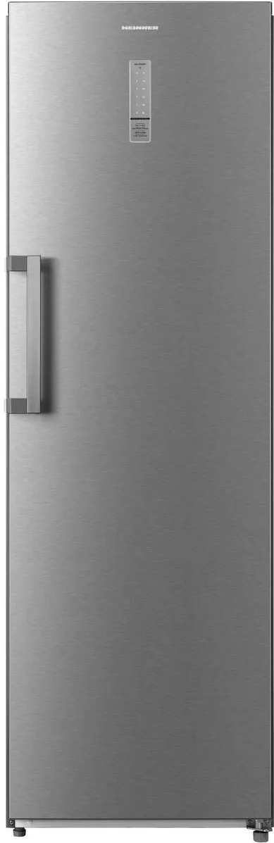 HEINNER Congelator HFF-M272NFCXE++, NO FROST, 272L, Clasa E, Functionare convertibila frigider/congelator, Display,Control electronic, Functie super congelare, Lumina led, Argintiu