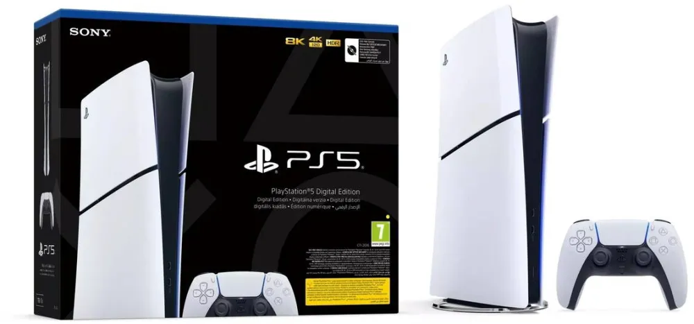Consola jocuri Sony Sony PlayStation 5 Digital Slim e-chassis 825 GB Black, White