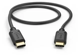HAMA Charging Cable, USB-C - USB-C, 0.5 m, black