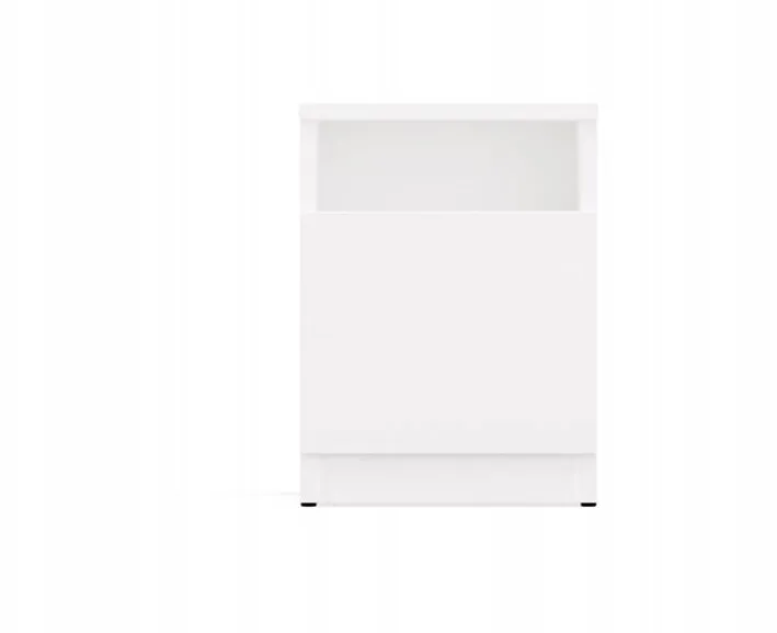 TOP E SHOP GALAX 30/1D WHITE BEDSIDE TABLE