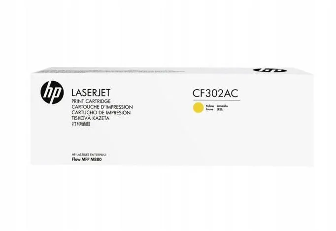 Toner imprimanta HP Cartus de toner galben HP Color LaserJet Enterprise M880 (827AC CF302AC)